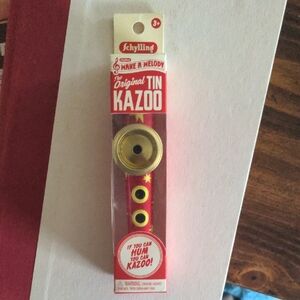 Schylling Original Tin Kazoo - Red and Gold New In Box